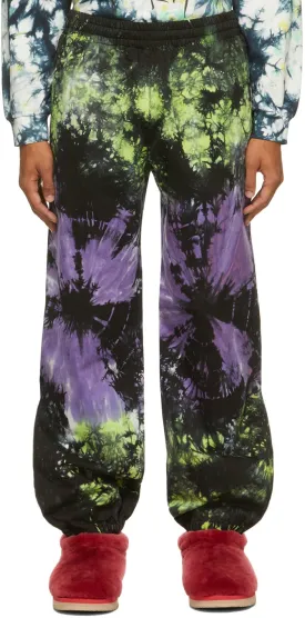 Aries Multicolor Tie-Dye Track Pants