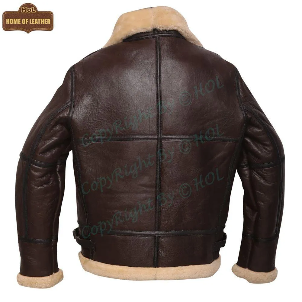 B010 B3 RAF Shearling Pilot Aviator Jacket