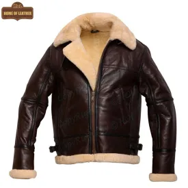 B010 B3 RAF Shearling Pilot Aviator Jacket