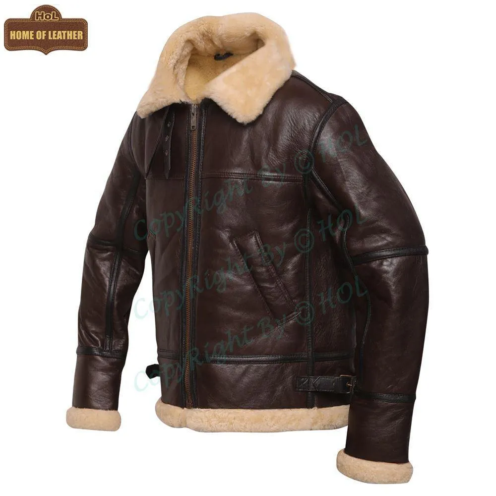 B010 B3 RAF Shearling Pilot Aviator Jacket