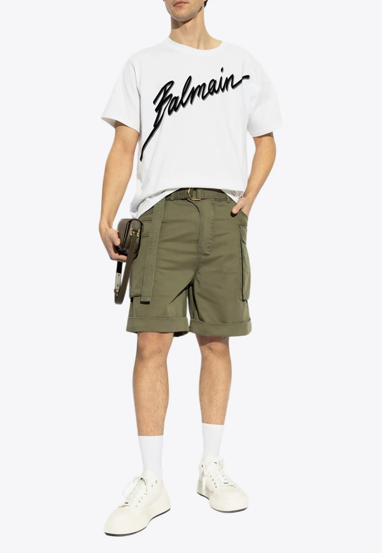 Belted Cargo Shorts