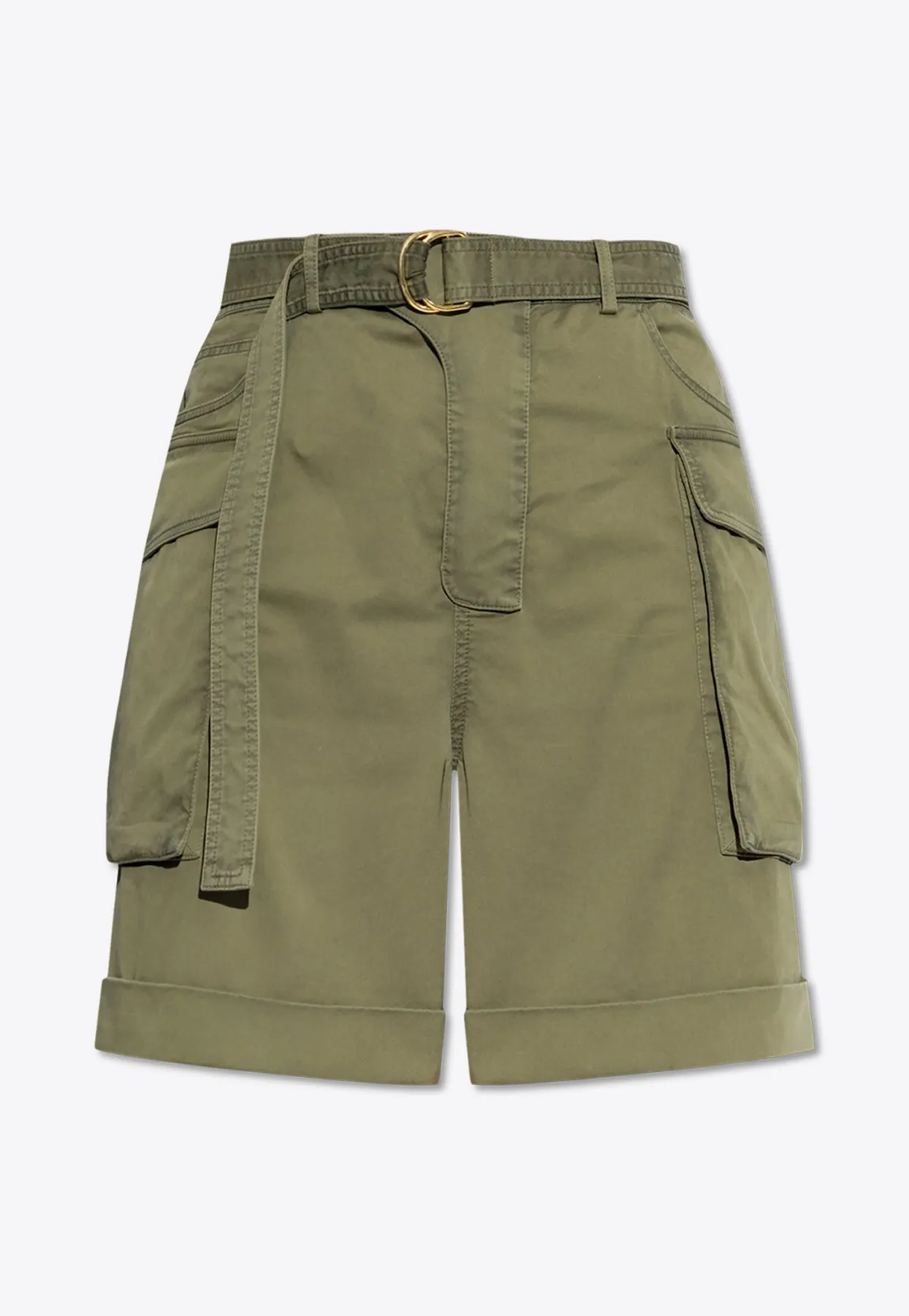 Belted Cargo Shorts