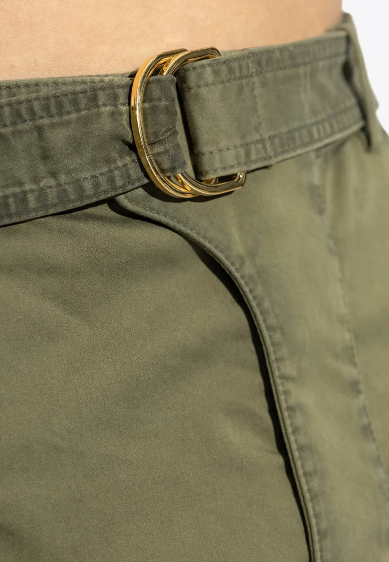 Belted Cargo Shorts