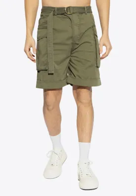 Belted Cargo Shorts