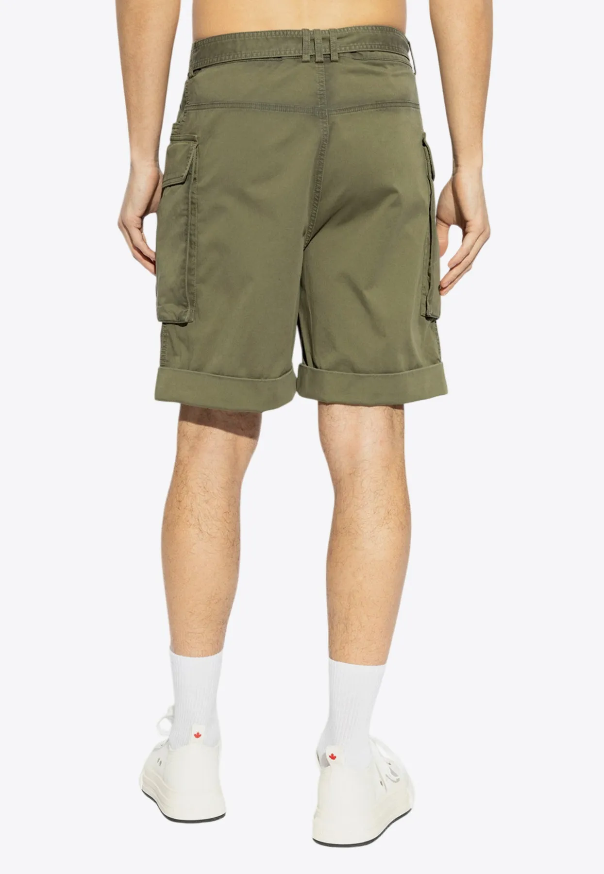 Belted Cargo Shorts