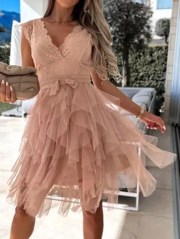 Boho White Summer Dress