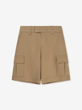 BOSS Boys Pocket Bermuda Shorts In Beige