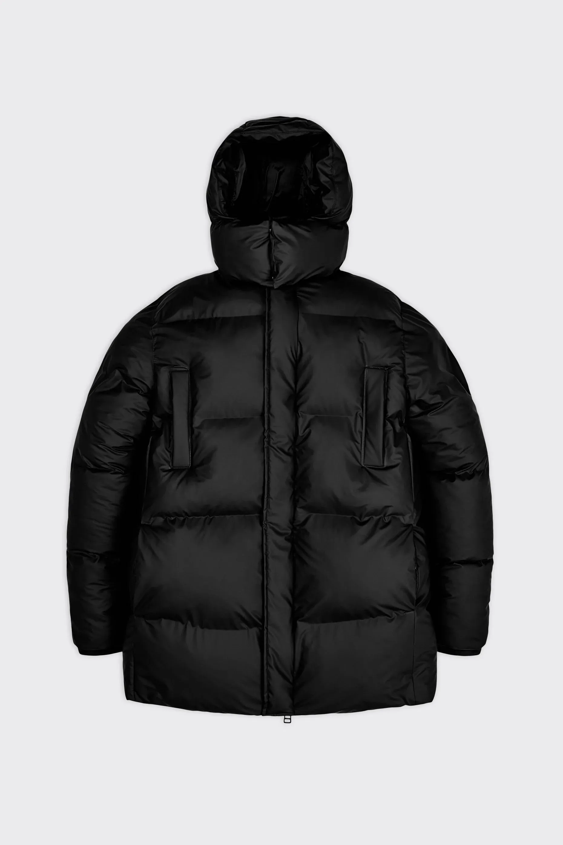 Boxy Puffer Parka - Black