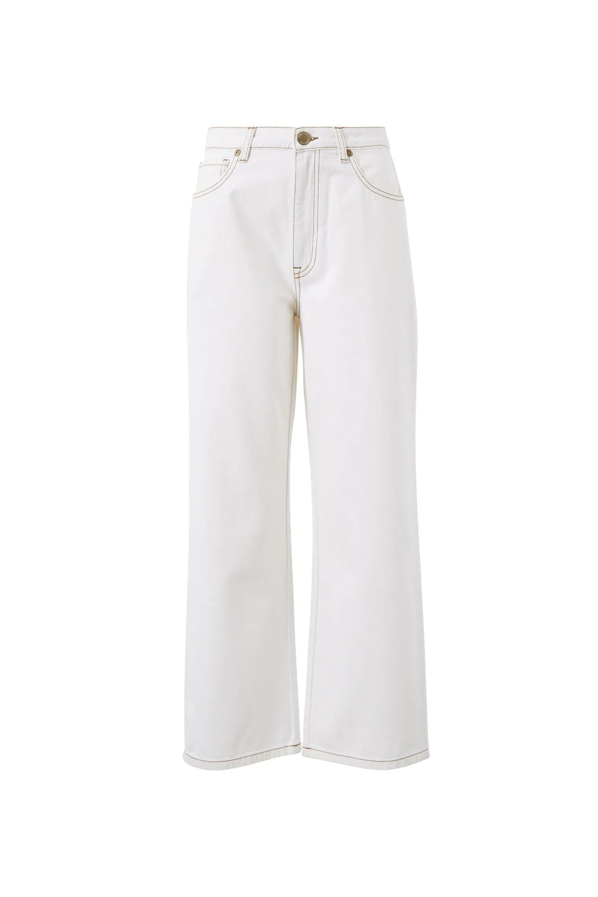 Ceres Life Loose Straight Jeans - fresh ecru