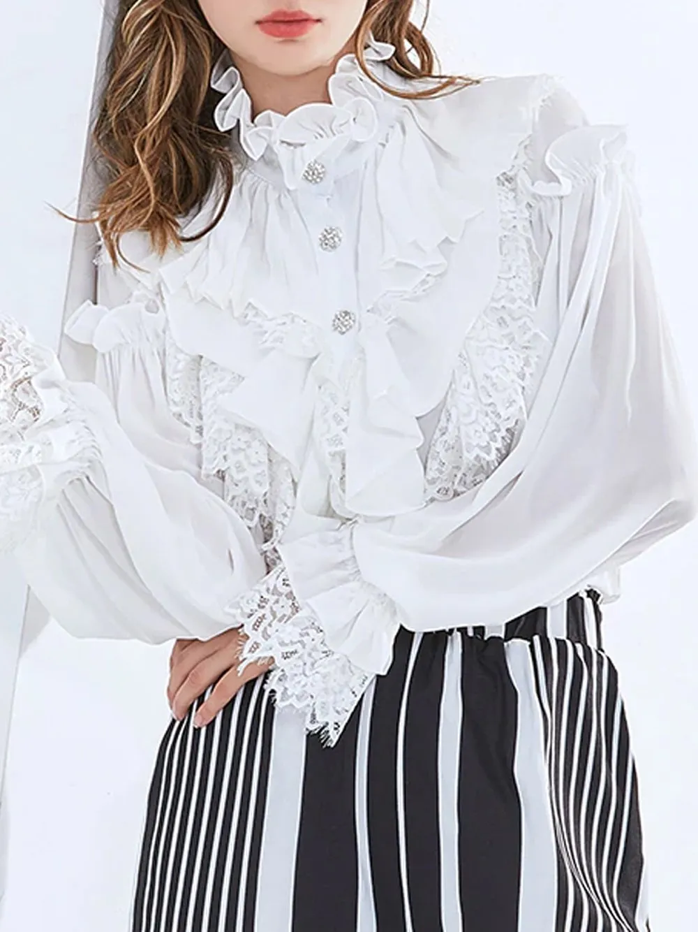 CIARAN Ruffle Blouse