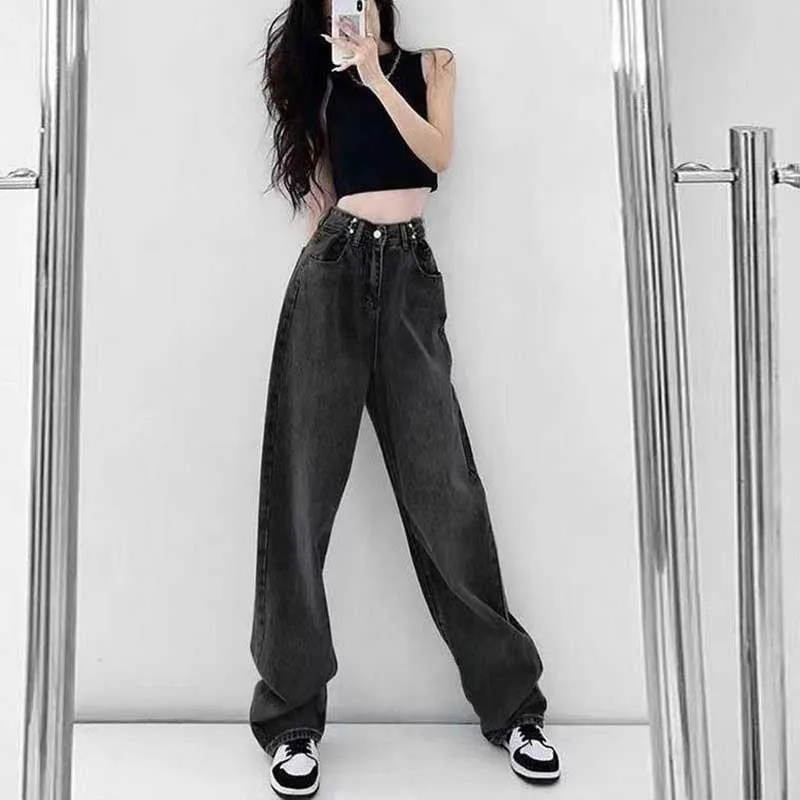 Classic Straight Leg Jeans for Women