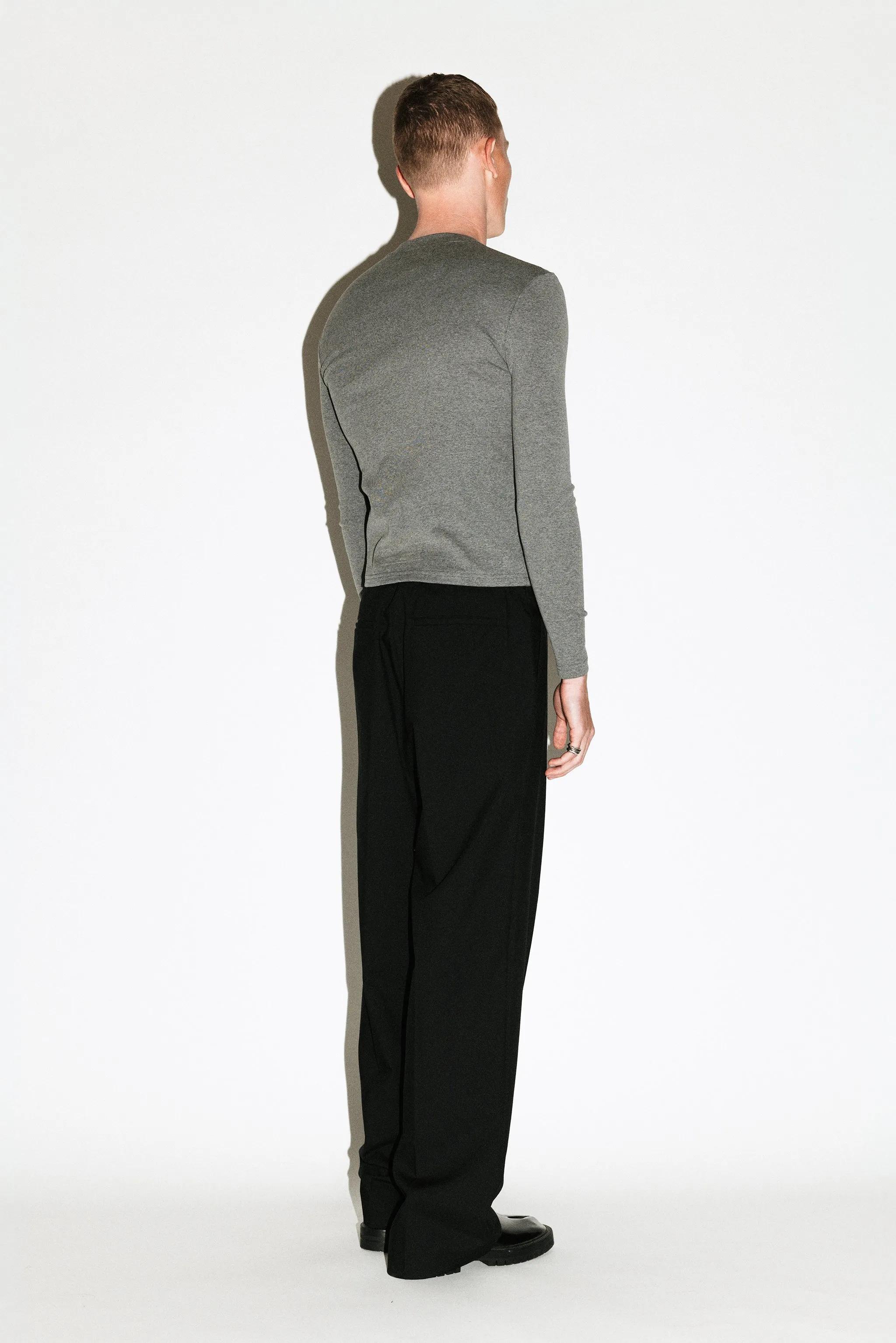 Cove Wide-Leg Trouser  |  Black
