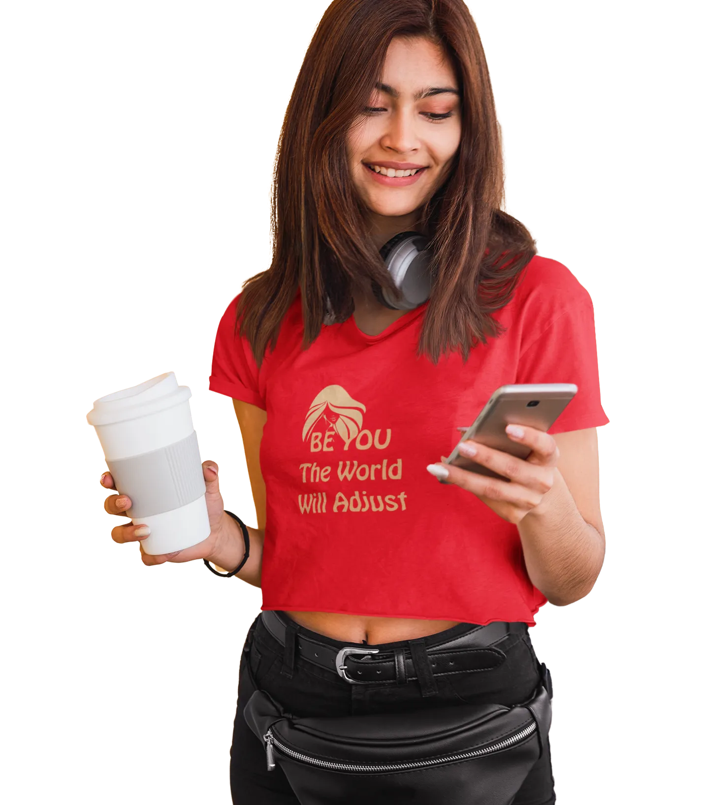 Crop Top with Savvy Quote C04