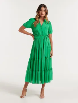 Cynthia Tiered Midi Dress