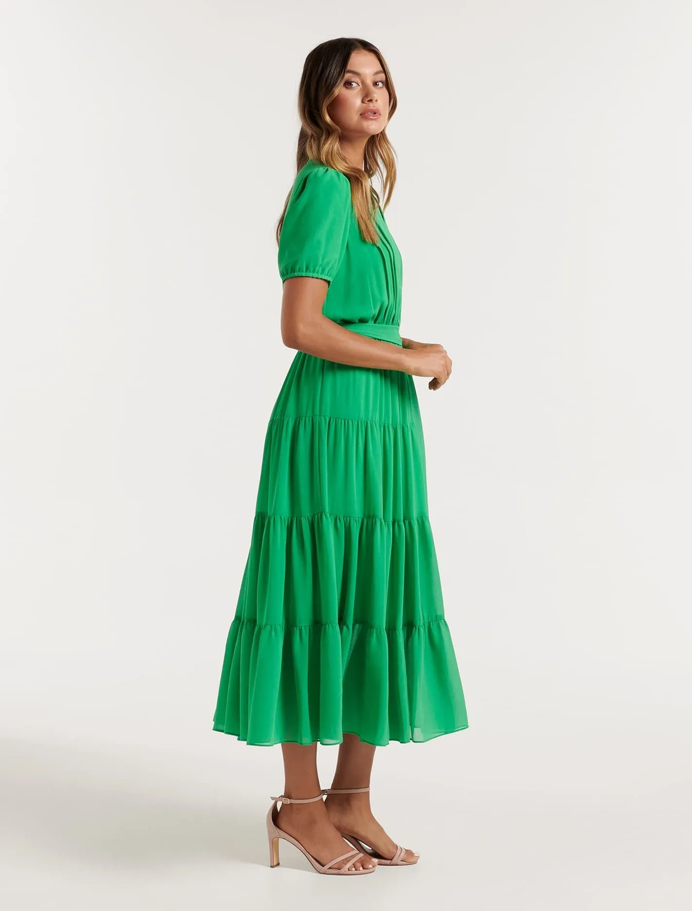 Cynthia Tiered Midi Dress
