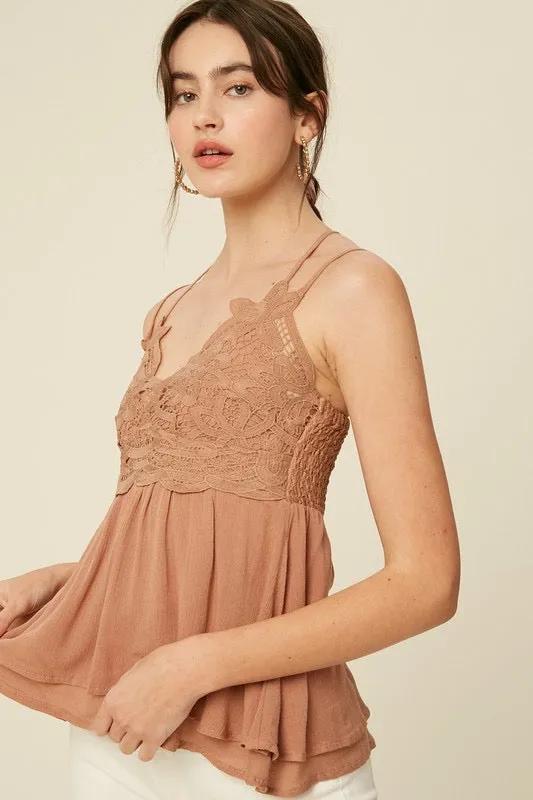 Dusty Coral Melina Top
