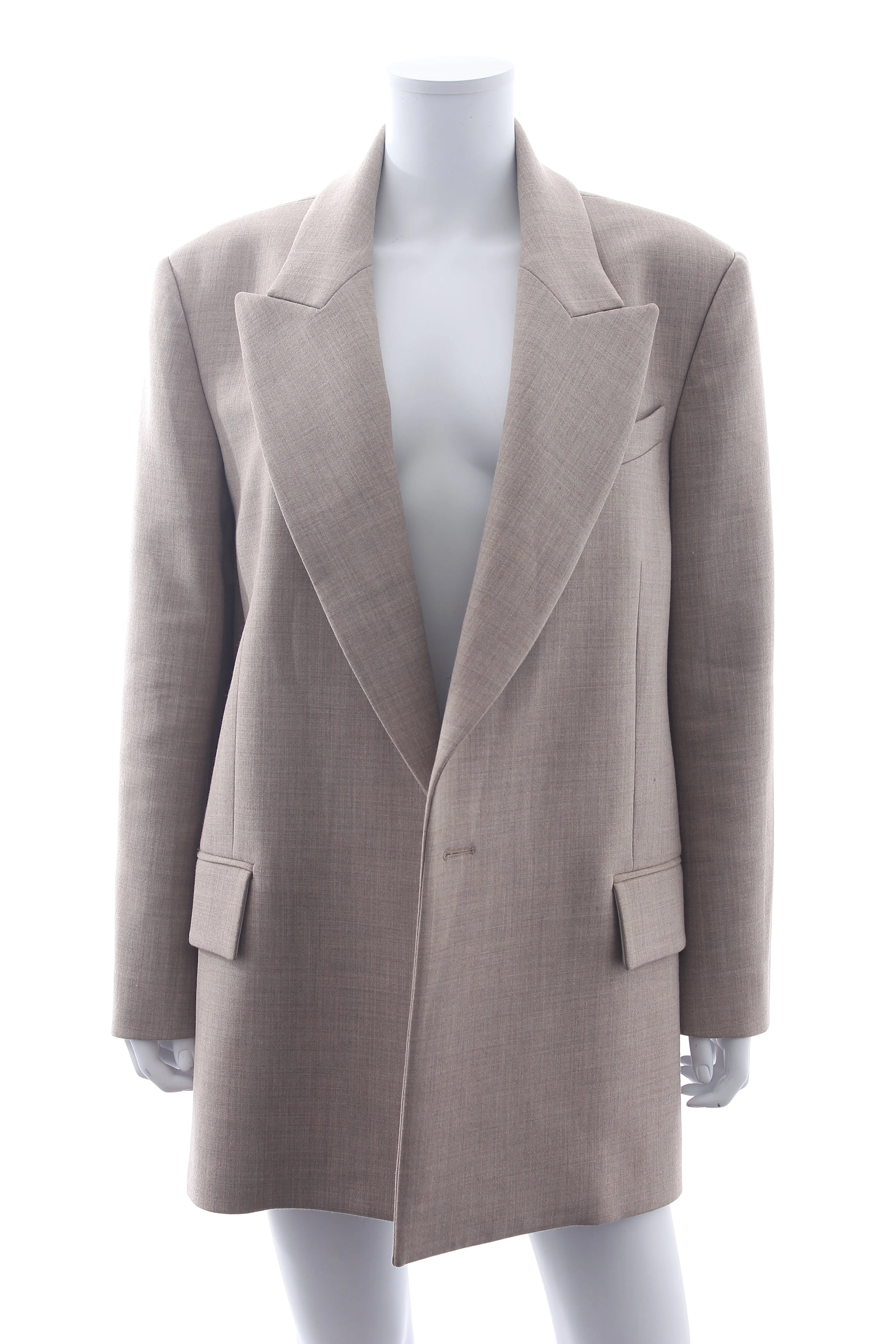 Emilia Wickstead Wool-Blend Open Blazer
