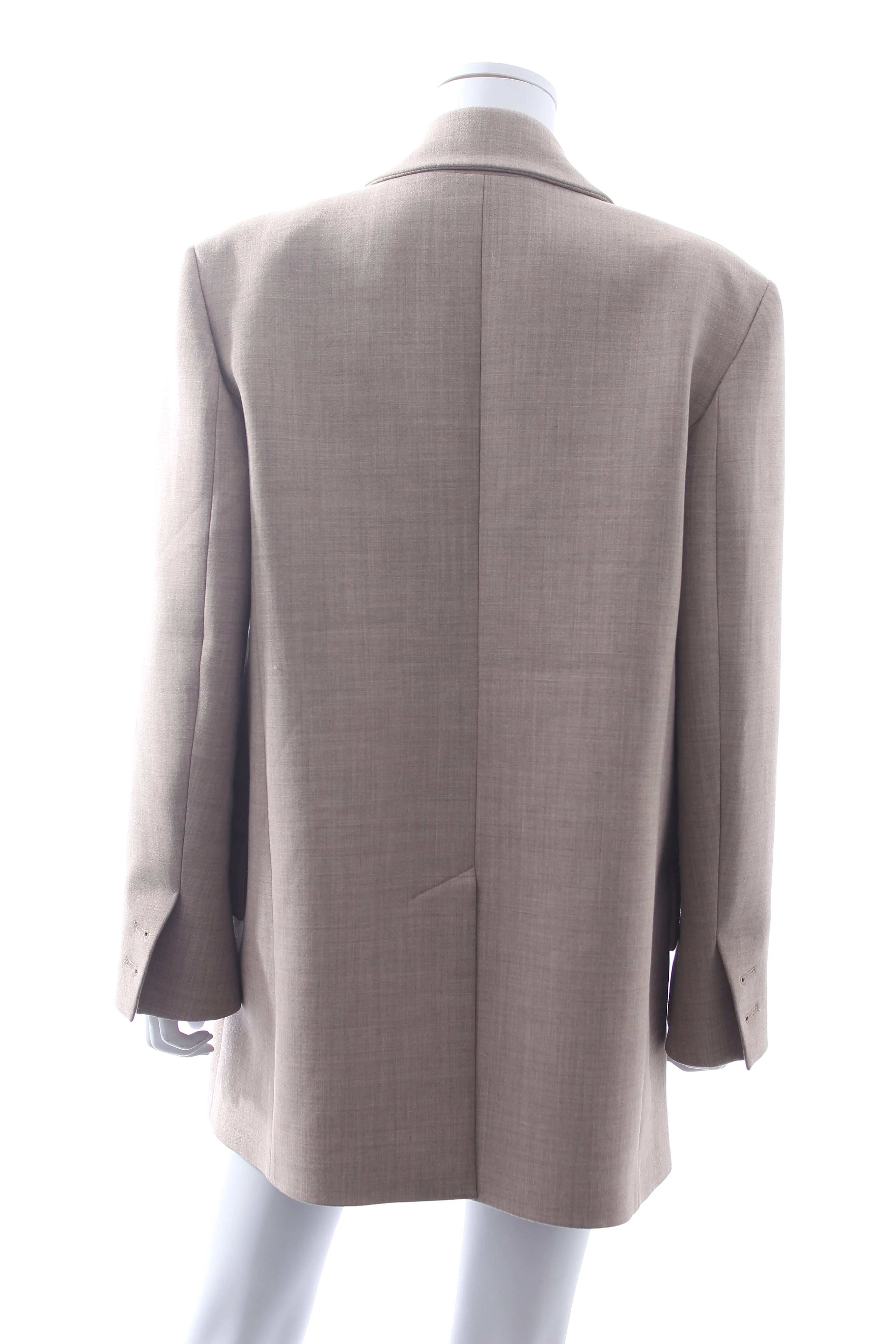 Emilia Wickstead Wool-Blend Open Blazer