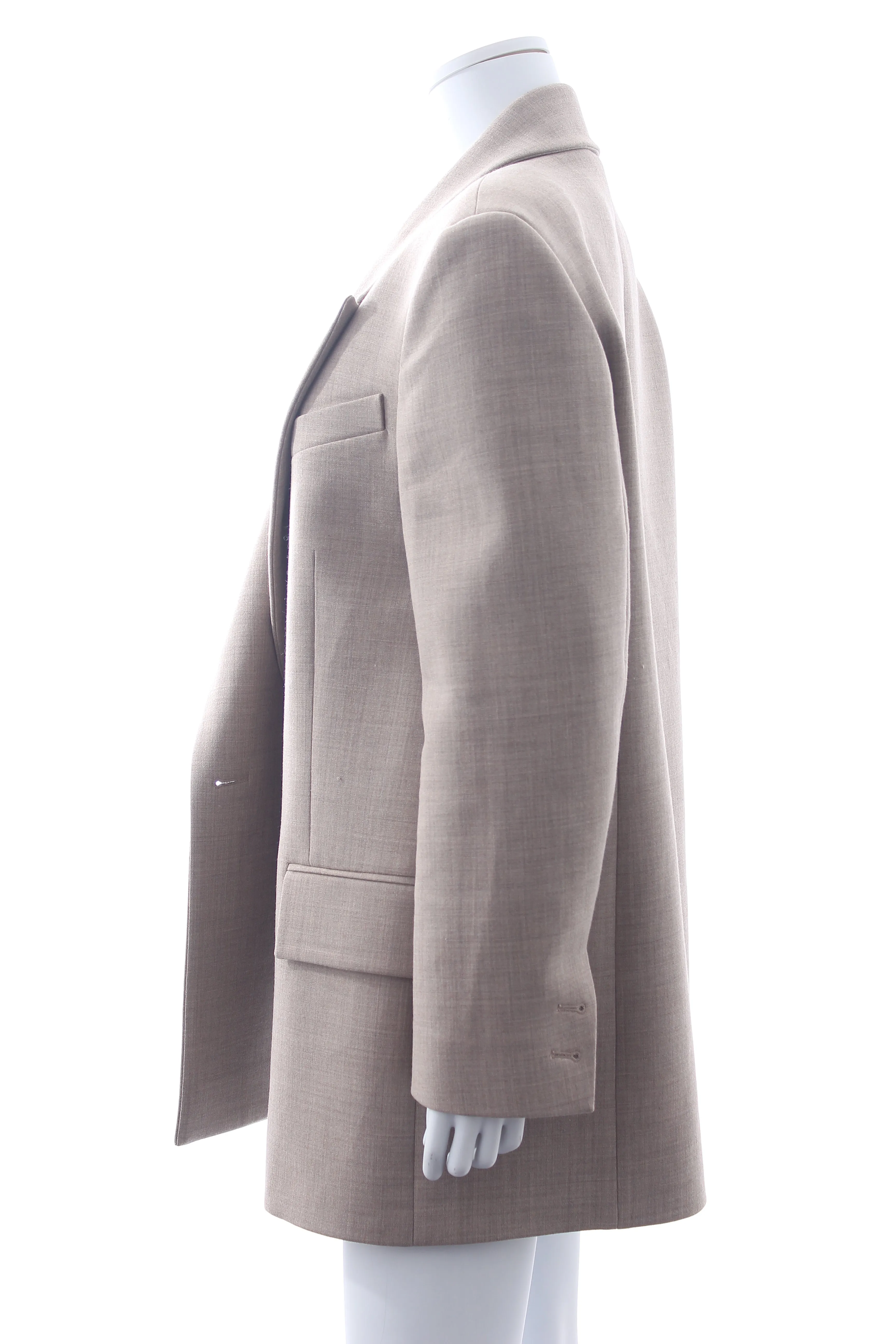 Emilia Wickstead Wool-Blend Open Blazer