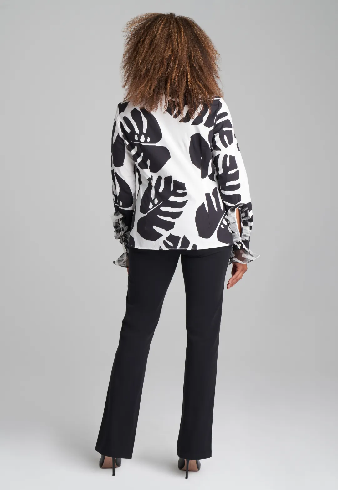 Giana Cotton Blouse in Zampa Bianca