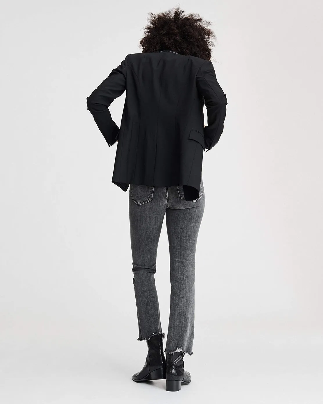Hazel Solid Blazer
