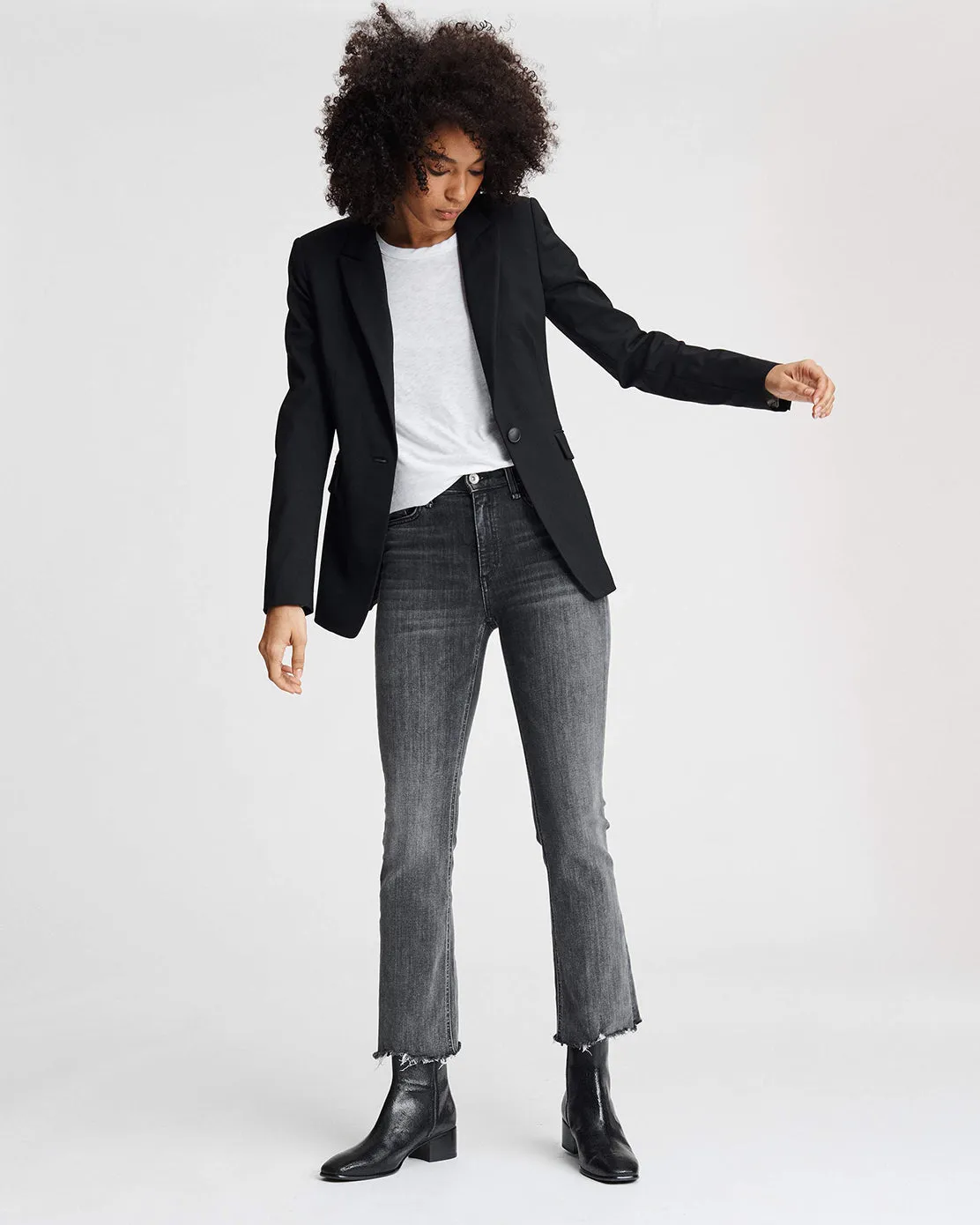 Hazel Solid Blazer