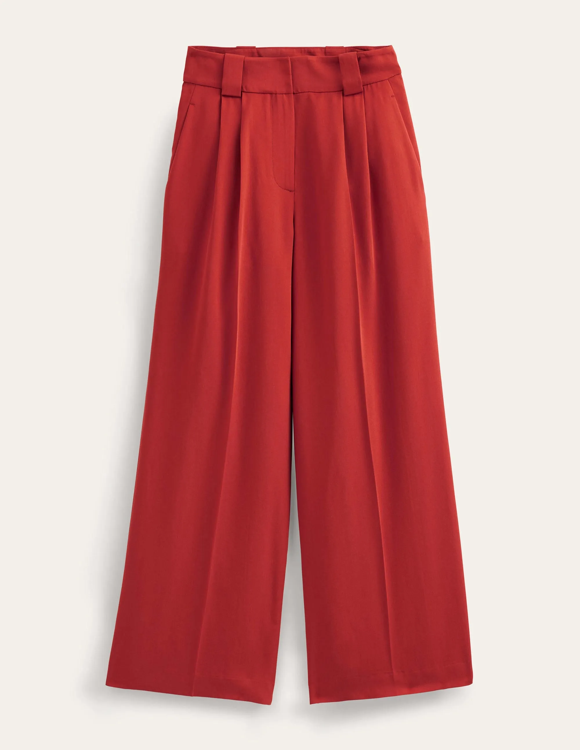 Islington Wide Leg Trousers-Tomato