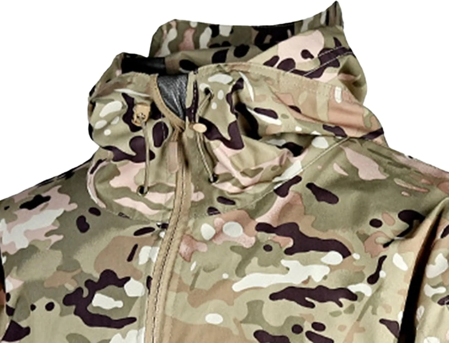 JEShifangjiusu Men'S Military Tactical Jackets Softshell Winter Warm Fleece Hooded Coat Casual Outdoor Hiking Hunting Jacket