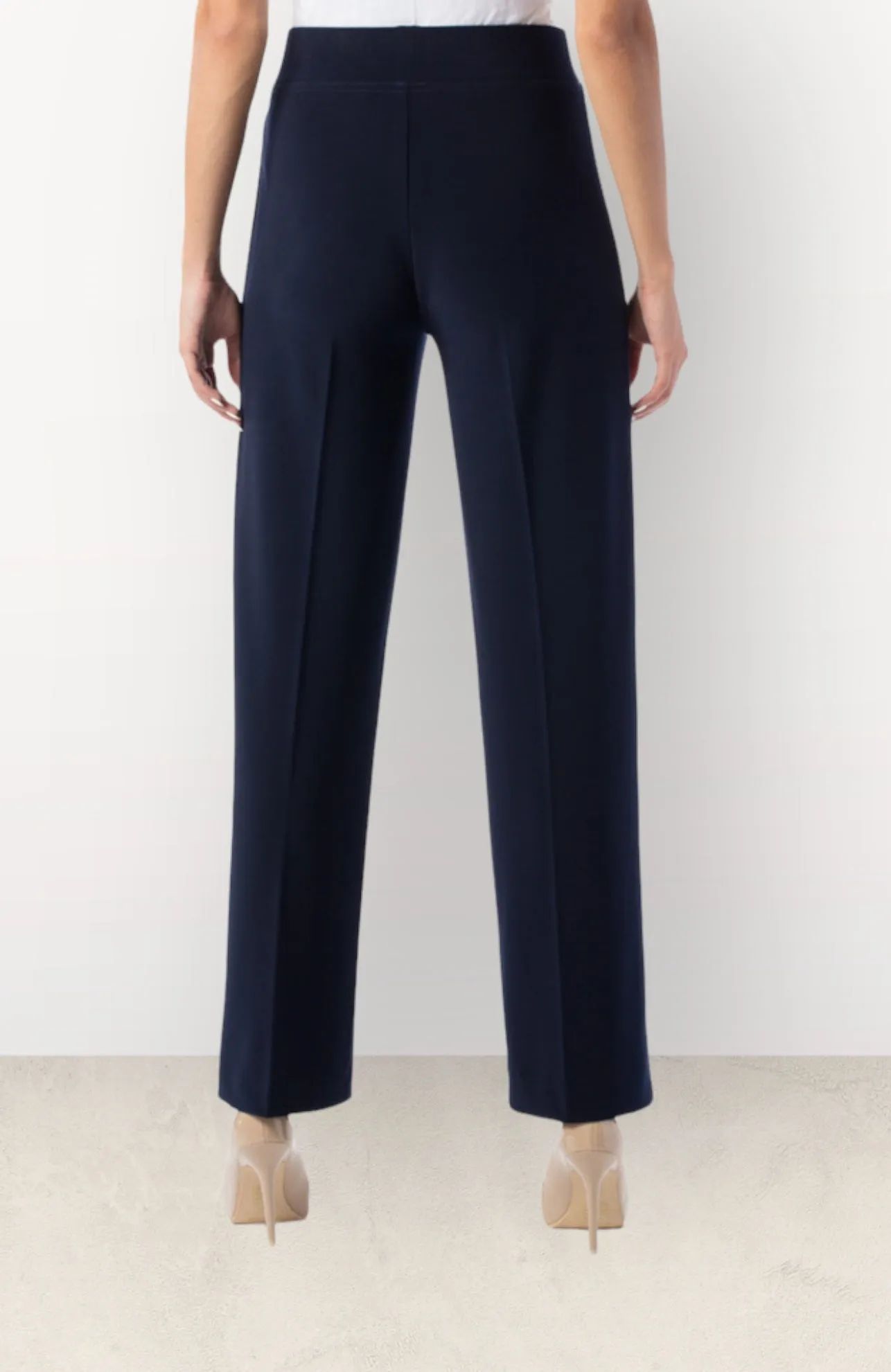 Joseph Ribkoff Wide Leg Navy Trousers