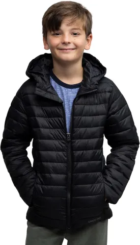 Lands' End Kids Full Zip Lightweight Thermoplume Hooded Jacket (S-XL)