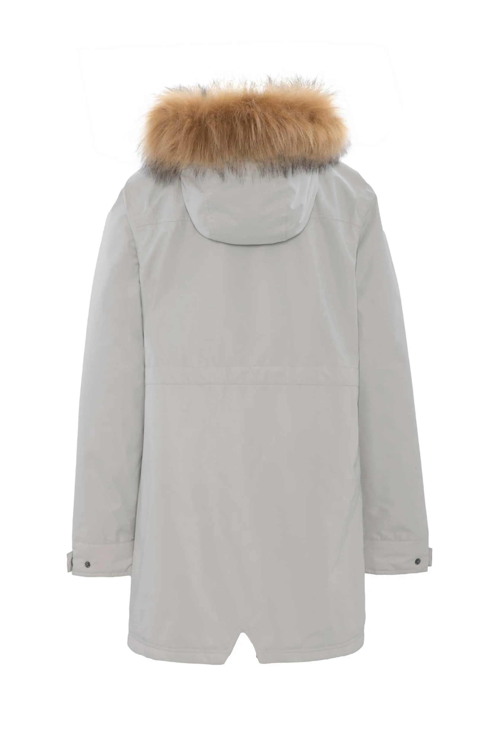 Lyra Womens Parka Jacket Pebble Grey