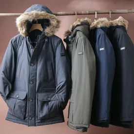 Men's Winter Insulated Parka Coat
