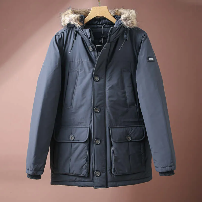 Men's Winter Insulated Parka Coat