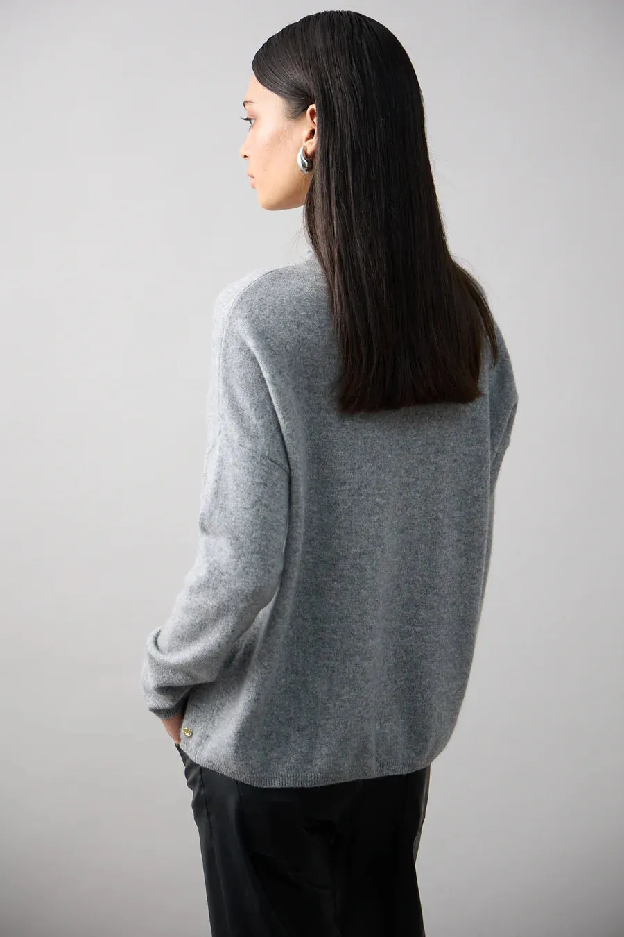 Mia Fratino Sloane Mockneck Graphite 25006