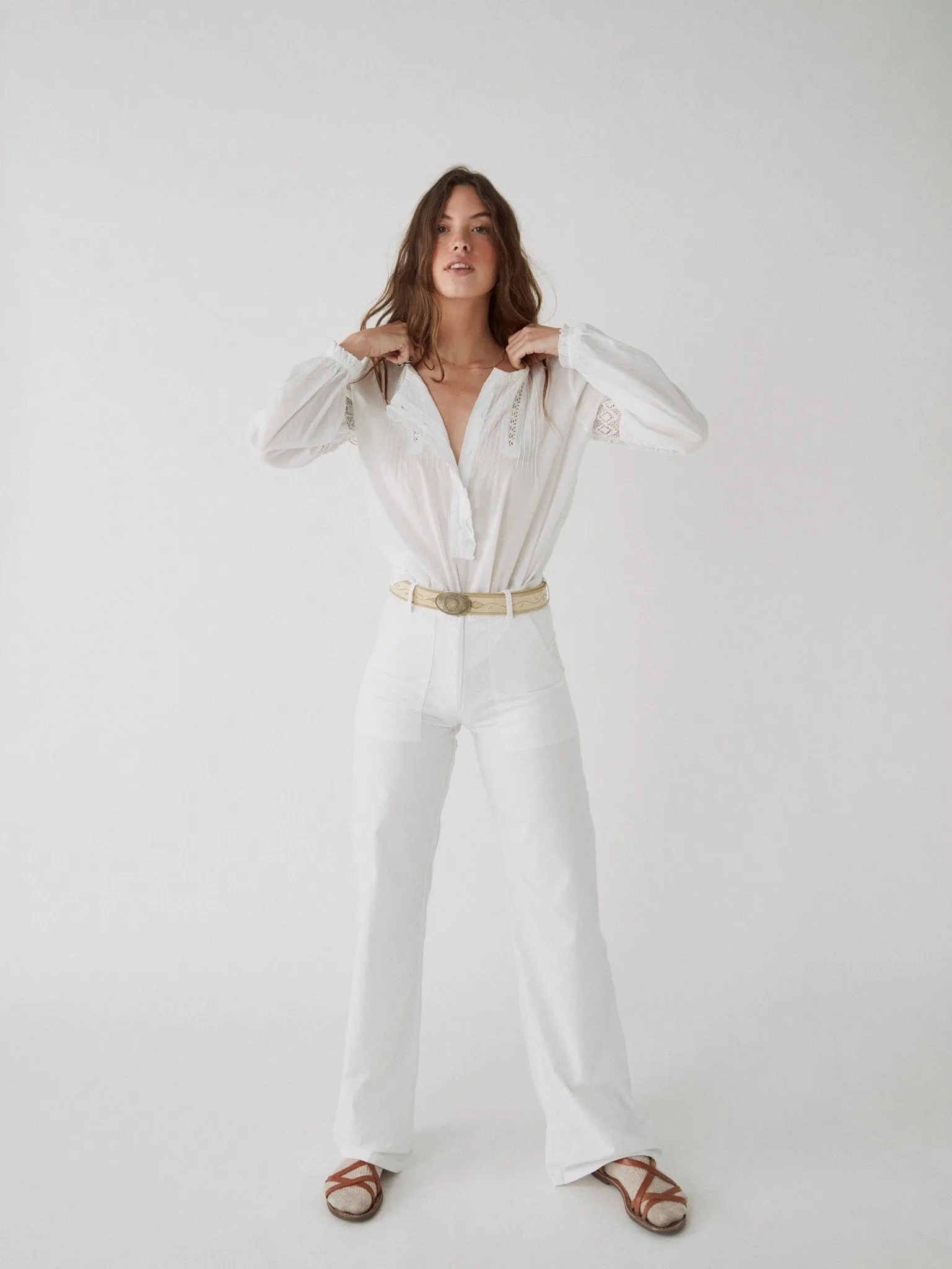 Norah Top - Romantic White