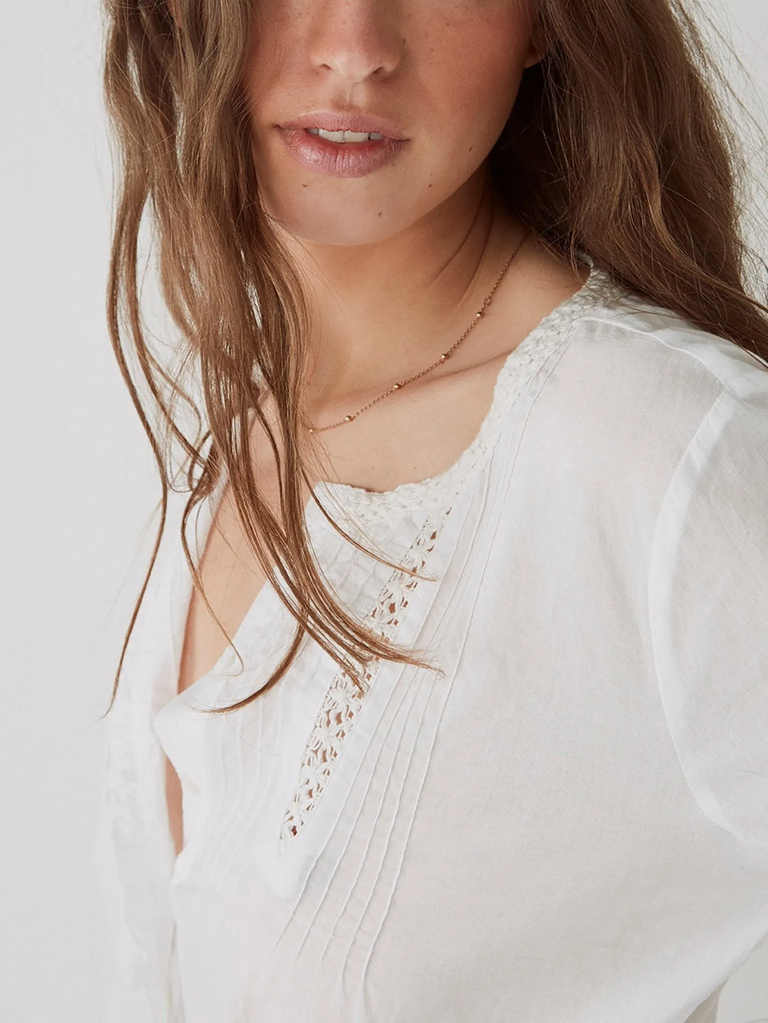 Norah Top - Romantic White
