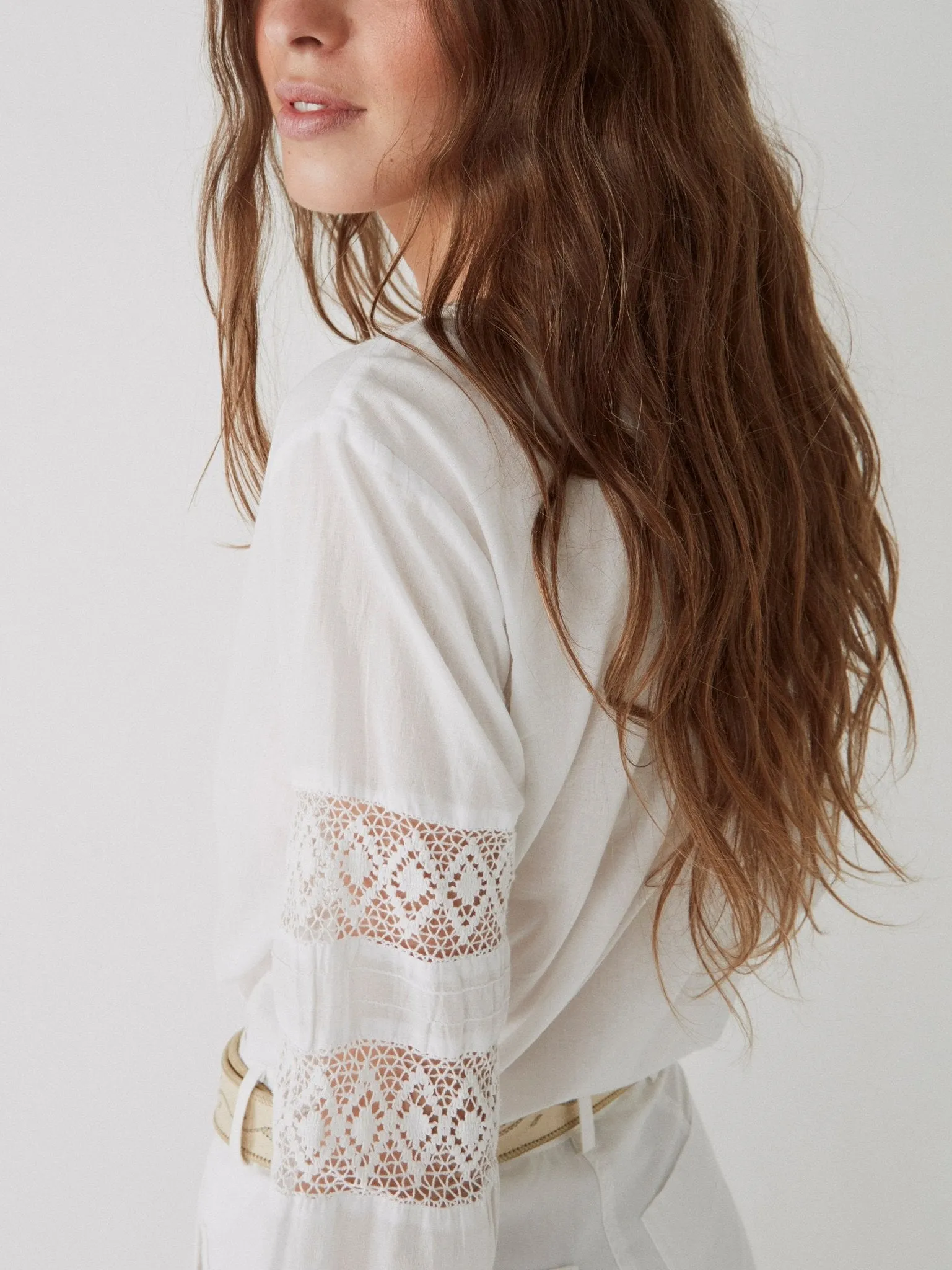 Norah Top - Romantic White