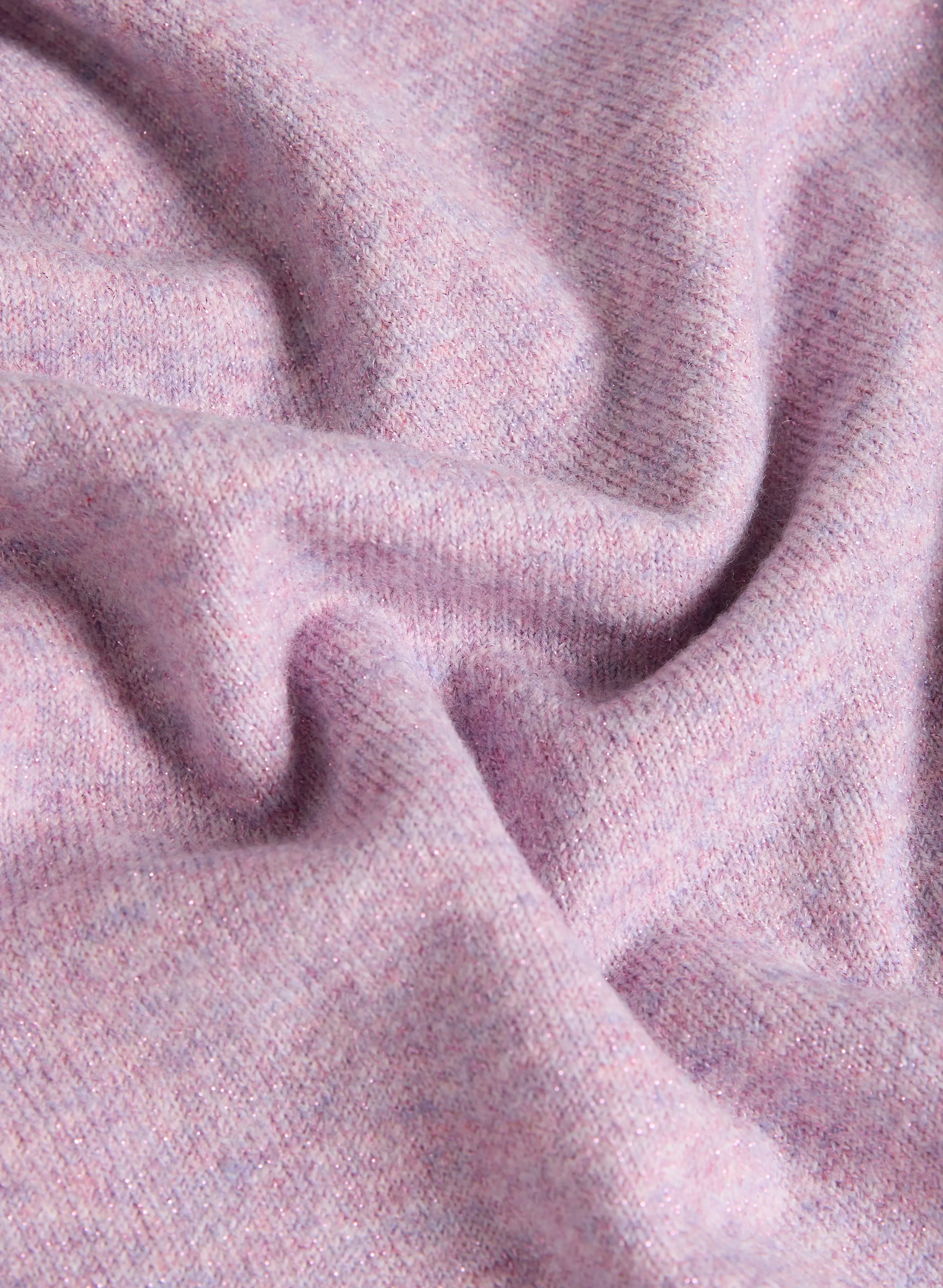 Ombre Mock Neck Knit Sweater
