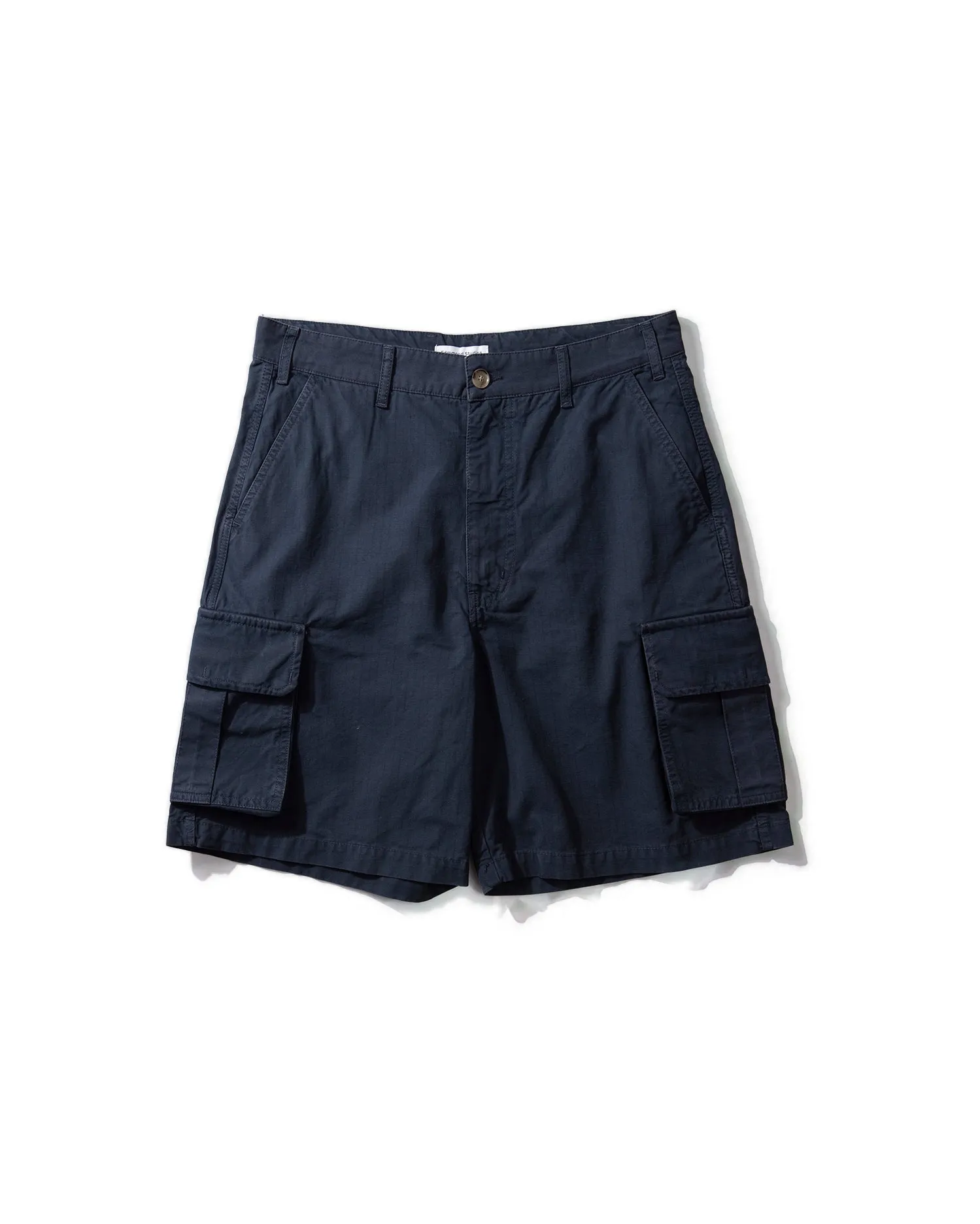 Pantalón Shorts Cargo - Plain Navy
