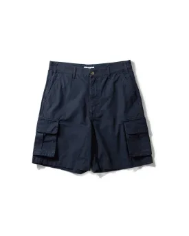 Pantalón Shorts Cargo - Plain Navy
