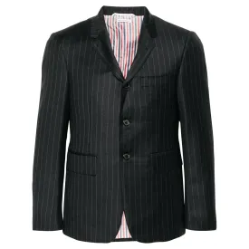 Pinstripe Wool Blazer