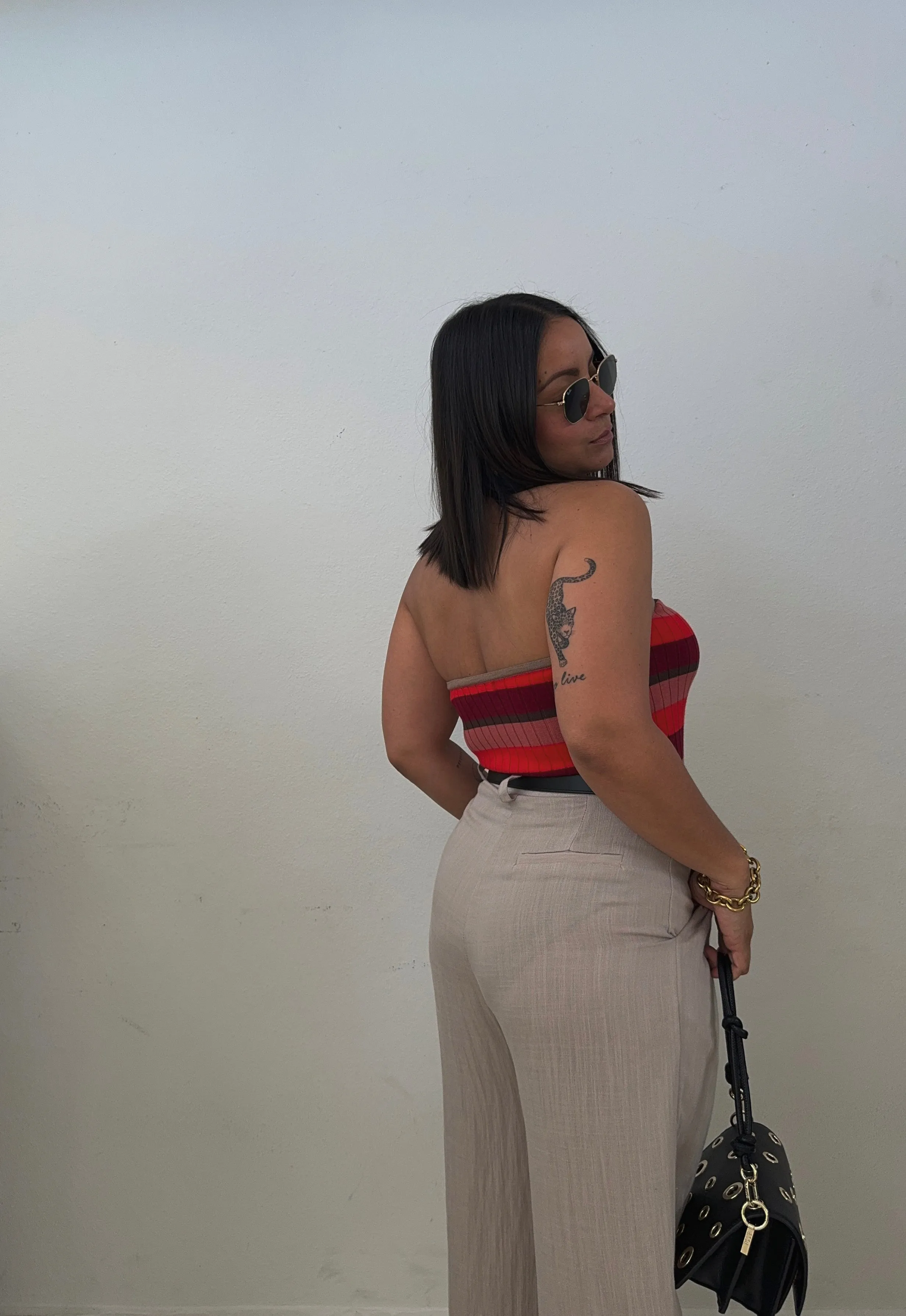 Red Multi Tube Top