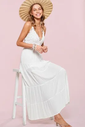 So In Love Crochet Maxi Dress