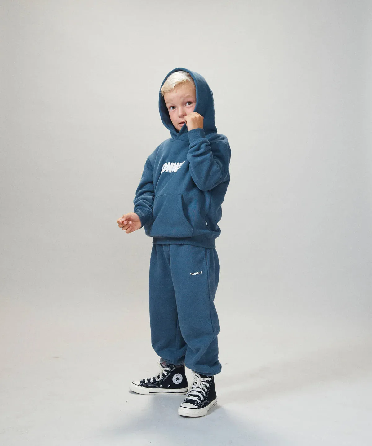 SONNIE - LOUIS SWEATPANTS BLUE GREY