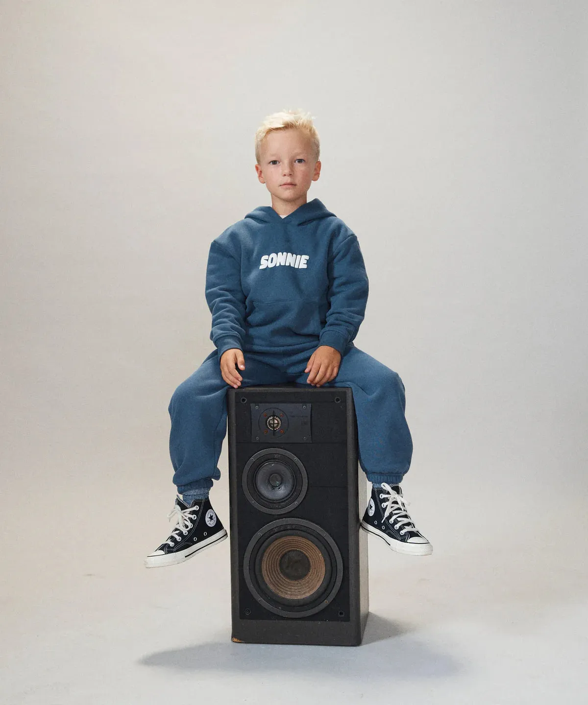 SONNIE - LOUIS SWEATPANTS BLUE GREY