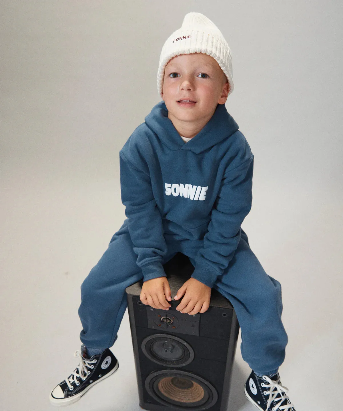 SONNIE - LOUIS SWEATPANTS BLUE GREY