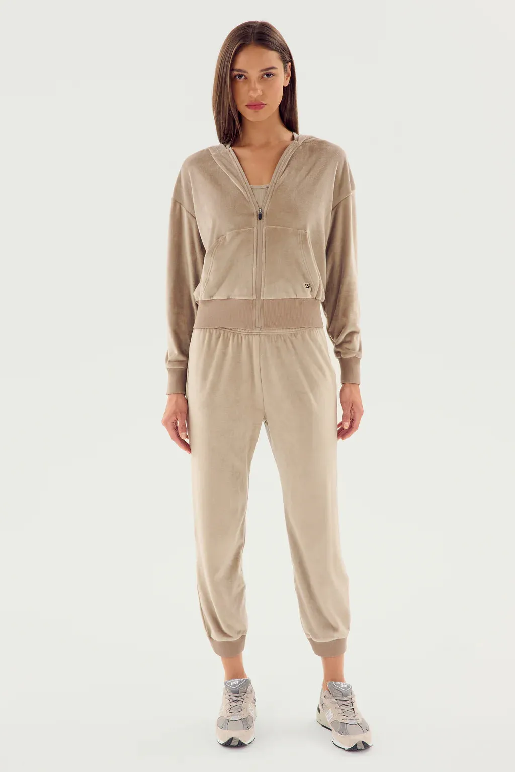 Splits59 Rhys Velour Jogger - Latte