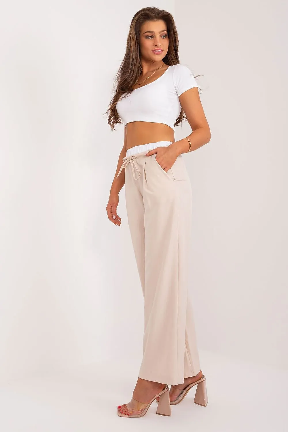 Summer Serenity Wide-Leg Trousers