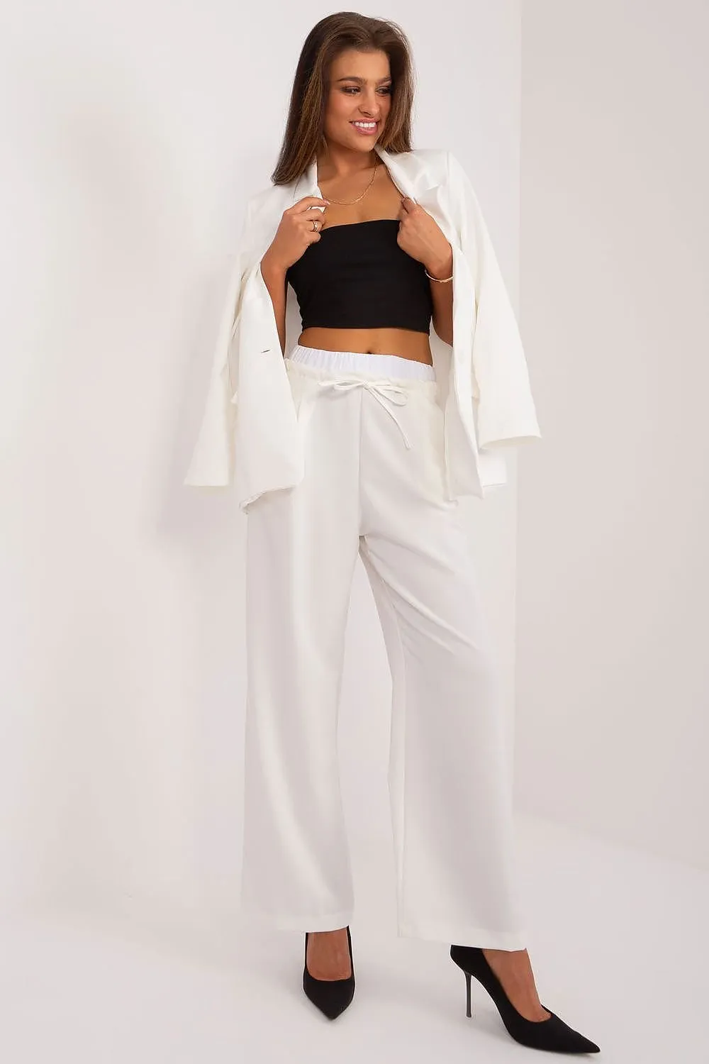 Summer Serenity Wide-Leg Trousers