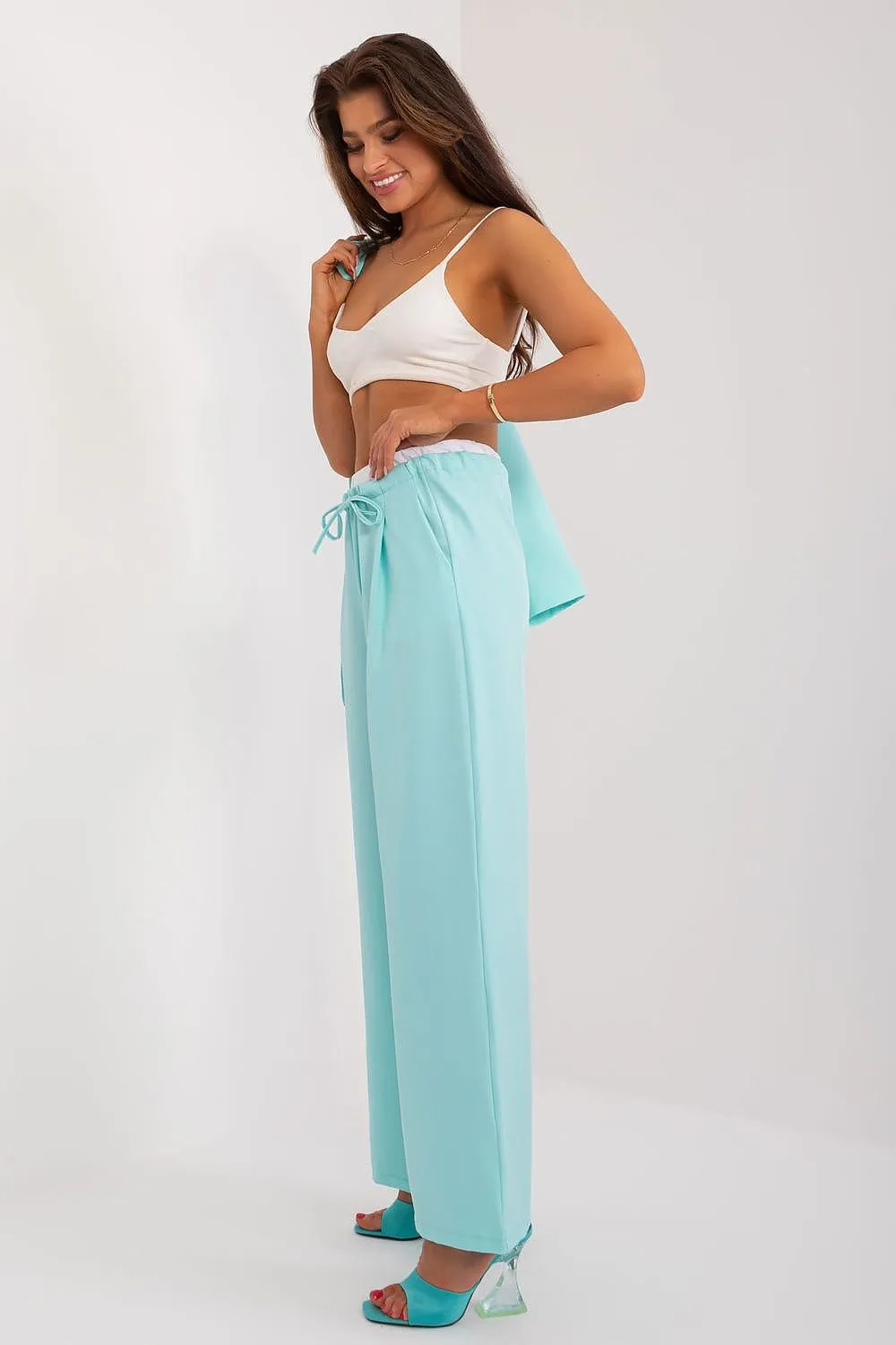 Summer Serenity Wide-Leg Trousers
